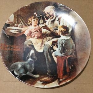 Norman Rockwell plate entitled “The Toy Maker”